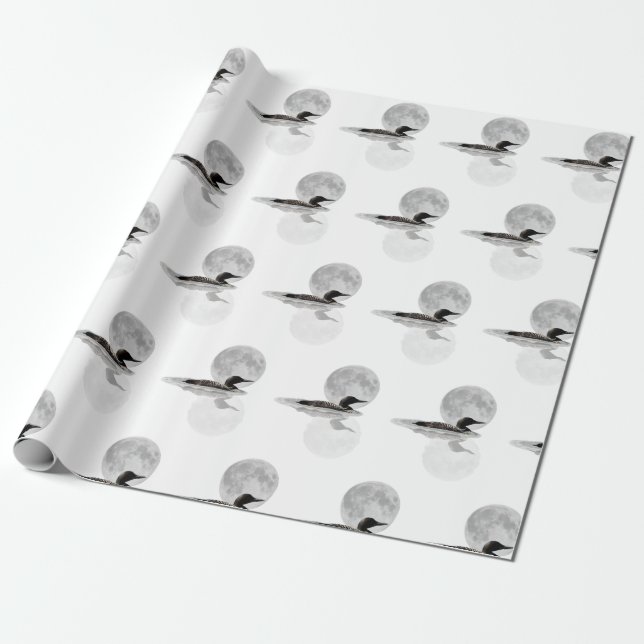 Papier Cadeau Baignades De Loon Dans Le Papier D'Enveloppement L (Déroulé)
