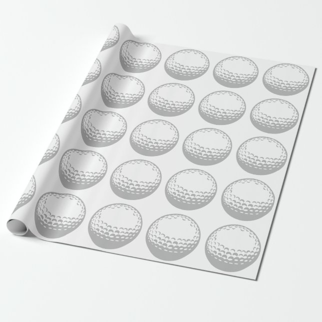 Papier Cadeau Bal de golf (Déroulé)
