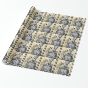 Papier Cadeau Bal Masquerade Halloween