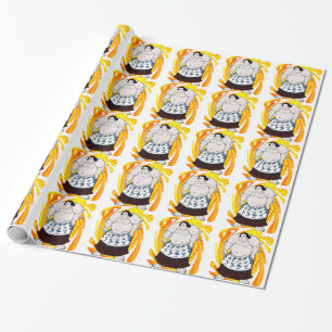 Papier Cadeau Balayeuse de sumo