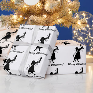 Papier Cadeau Ballerina et Nutcracker Joyeux enveloppement de No