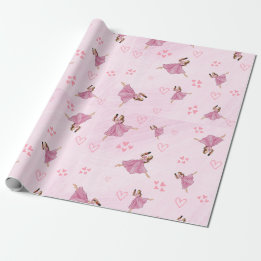 Papier Cadeau Ballerina Nutcracker Ballet
