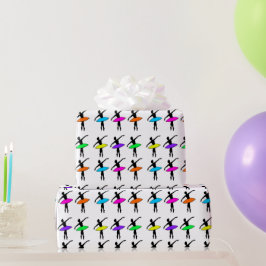 Papier Cadeau Ballerina Tutu Danseur de ballet Enseignant de dan