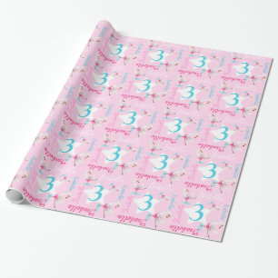 Papier Cadeau Ballet d'aquarelle de ballet de ballet de ballet d