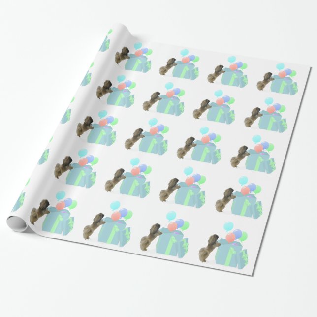 Papier Cadeau Balloons de Pecingese (Déroulé)