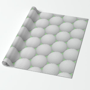 Papier Cadeau Balls de golf Résumé Design Enveloppement Papier R