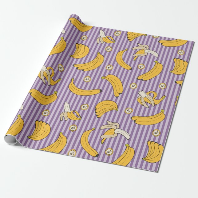 Papier Cadeau Banane (Déroulé)