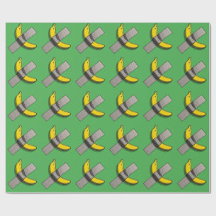 Papier Cadeau Banane Pop Art et Graphisme de Ruban Adhésif avec 