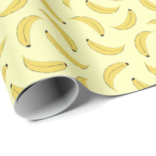 Papier Cadeau Bananes