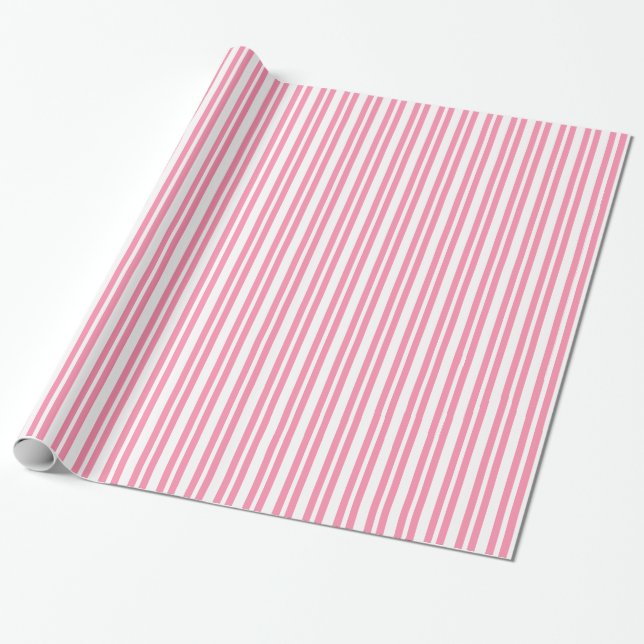 Papier Cadeau Bande blanche n° 2 inégale (Déroulé)