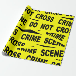 Papier Cadeau Bande de scène de crime