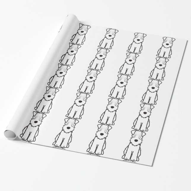 Papier Cadeau Bande dessinée blonde comme les blés doucement (Déroulé)