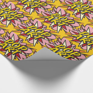Papier Cadeau Bande dessinée POP ART