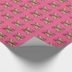 Papier Cadeau Bande dessinée Pop Art LOVE