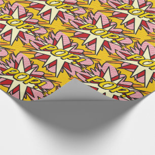 Papier Cadeau Bande dessinée Pop Art POP