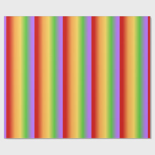 Papier Cadeau Bandes colorées