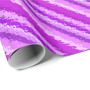 Papier Cadeau Bandes de verre - nuances améthyste violet