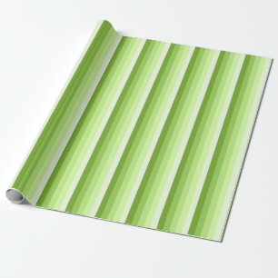 Papier Cadeau Bandes d'ombre vert citron