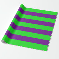 Bandes vertes et violettes