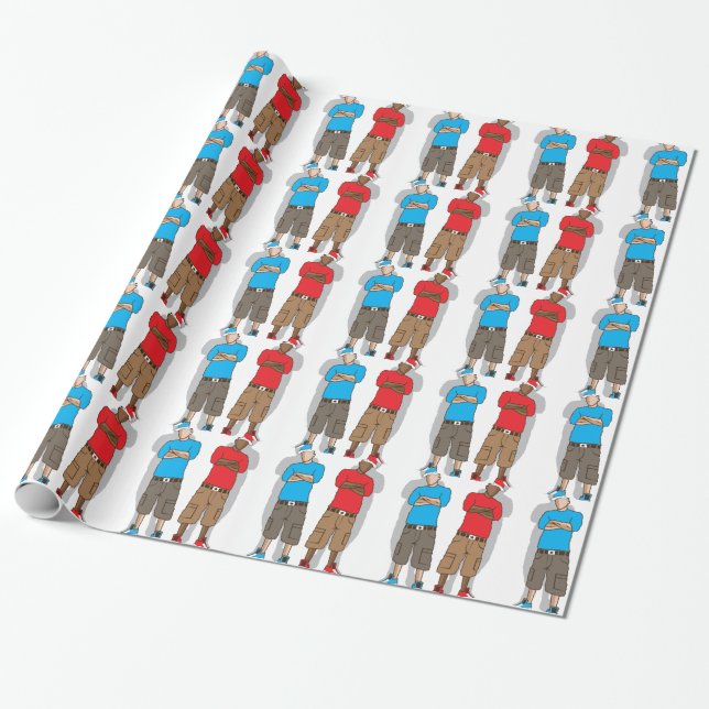Papier Cadeau Bandits de rue (Déroulé)