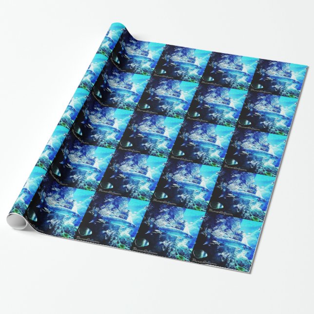 Papier Cadeau Barracuda (Déroulé)