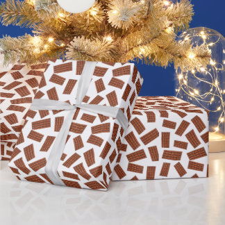 Papier Cadeau Barres de chocolat