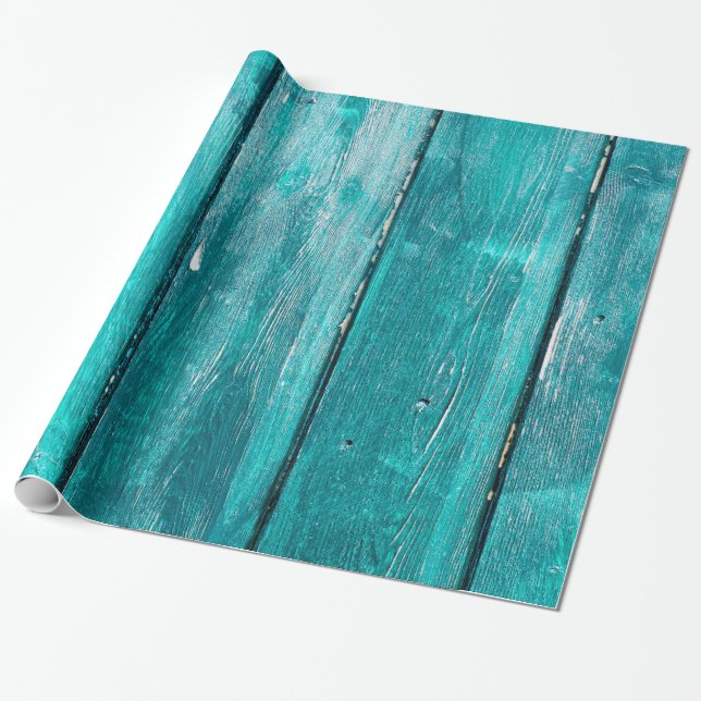 Papier Cadeau Barrière de turquoise (Déroulé)