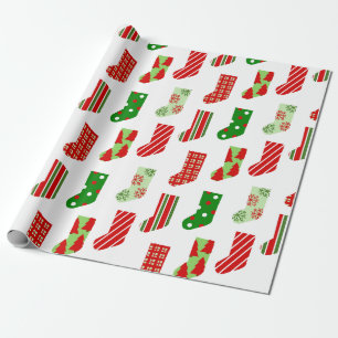 Papier Cadeau Bas de Noël