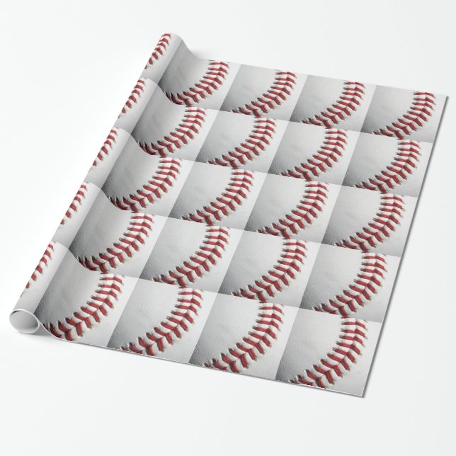 Papier Cadeau Baseball (Déroulé)