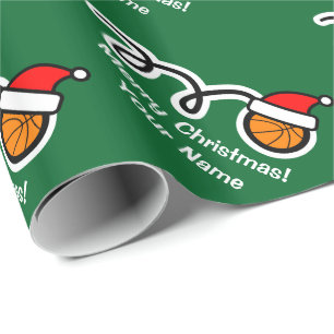 Papier Cadeau Basket-ball de casquette du papier d'emballage  
