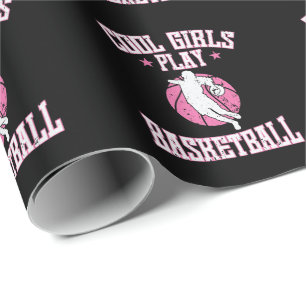Papier Cadeau Basket-ball pour filles
