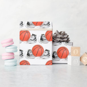 Papier Cadeau Baskets Bébés Avec Basket