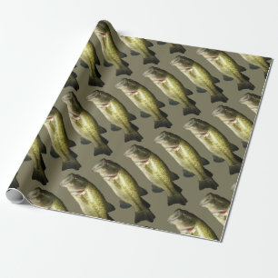 Papier Cadeau Bass Fish papier d'enveloppement pour hommes