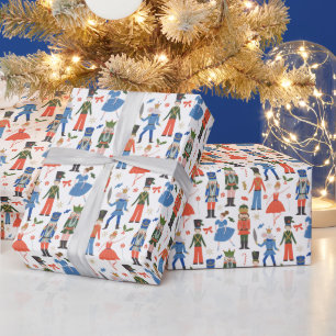 Papier Cadeau Basse Noisette Ballet Motif Noël