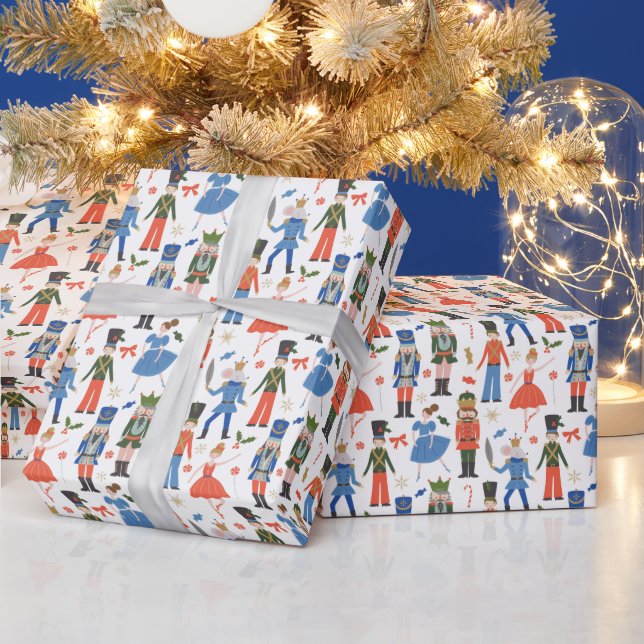 Papier Cadeau Basse Noisette Ballet Motif Noël (Vacances)