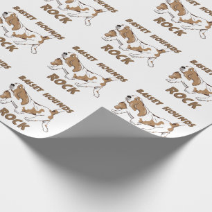Papier Cadeau Basset hound