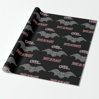 Papier Cadeau Bat mignonne mais effrayant