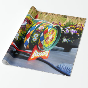 PAPIER CADEAU BATEAUX DE CANAL