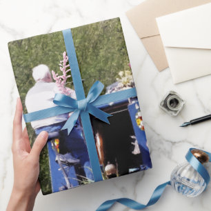 PAPIER CADEAU BATEAUX DE CANAL