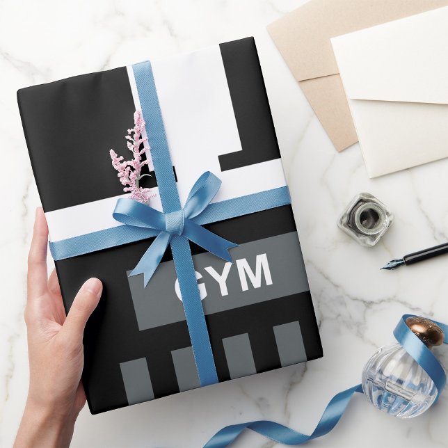 Papier Cadeau Bâtiment de gym (Créateur téléchargé)