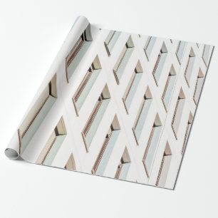 PAPIER CADEAU BÂTIMENT EN BÉTON BLANC PENDANT LA JOURNÉE-3