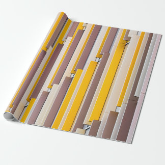 PAPIER CADEAU BÂTIMENT EN BÉTON JAUNE EN JOURNÉE