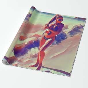Papier Cadeau Beach Girl Thunder_Cove