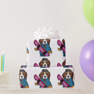 PAPIER CADEAU BEAGLE