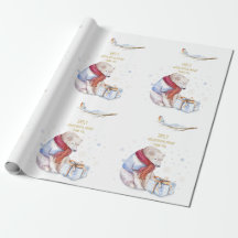 Beary Noël Ours Personnalisé Merveilleux Robin
