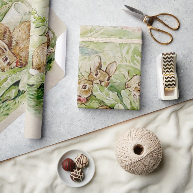 Papier Cadeau Beatrix Potter Cute Bunny (Artisanat)