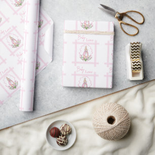 Papier Cadeau Beatrix rose Potter Baby Love Baby shower