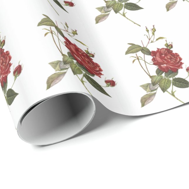 Papier Cadeau Beau papier rose d'emballage cadeau (Coin rond)