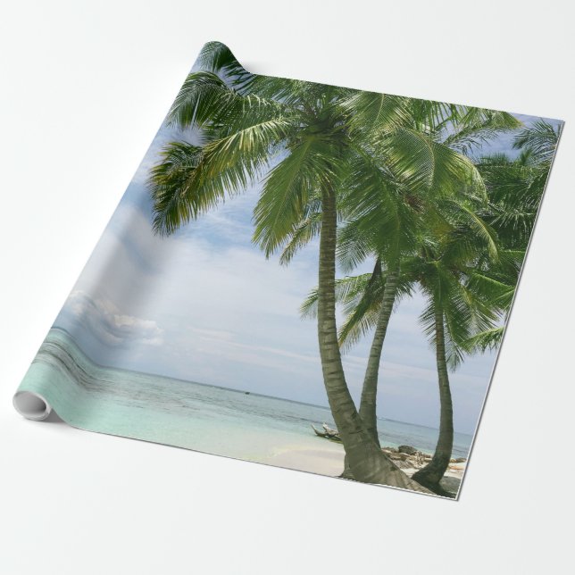 Papier Cadeau Beau Paysage Marin (Déroulé)