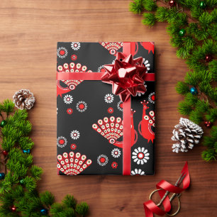 Papier Cadeau Beau Peacock Art